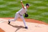 New York Yankees starting pitcher Jameson Taillon delivers during the first inning of a baseball gam against the Kansas City Royals, Thursday, June 24, 2021, at Yankee Stadium in New York. (AP Photo/Kathy Willens)