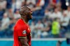 Belgium's Romelu Lukaku celebrates after scoring his side's second goal during the Euro 2020 soccer championship group B match between Finland and Belgium at Saint Petersburg Stadium in St. Petersburg, Russia, Monday, June 21, 2021. (Anatoly Maltsev/Pool Photo via AP)