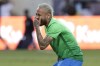 Brazil's Neymar laughs prior to a Copa America soccer match against Ecuador at Olimpico stadium in Goiania, Brazil, Sunday, June 27, 2021. (AP Photo/Eraldo Peres)