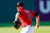 Cleveland Indians starting pitcher Eli Morgan delivers in the first inning of a baseball game against the Detroit Tigers, Monday, June 28, 2021, in Cleveland. (AP Photo/Tony Dejak)