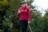 Brooke Henderson, of Canada, waves after making her putt on the first green during the first round of the U.S. Women's Open golf tournament at The Olympic Club, Thursday, June 3, 2021, in San Francisco. Henderson and Alena Sharp have been named to Canada's Olympic golf team for a second time.THE CANADIAN PRESS/AP/Jeff Chiu