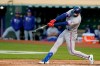 Texas Rangers' Joey Gallo hits a home run against the Oakland Athletics during the sixth inning of a baseball game in Oakland, Calif., Tuesday, June 29, 2021. (AP Photo/Jeff Chiu)