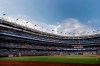 Los Angeles Angels pitcher Shohei Ohtani winds up while working against New York Yankees' DJ LeMahieu during the first inning of a baseball game Wednesday, June 30, 2021, in New York. (AP Photo/Adam Hunger)