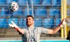 Spain's goalkeeper Unai Simon attends a training session at the Petrovsky stadium in St. Petersburg, Wednesday, June 30, 2021, two days before their Euro 2020 soccer championship quarter-final match against Switzerland. (AP Photo/Dmitri Lovetsky)
