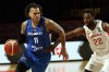 Canada's Andrew Wiggins, right, tries block the pass by Czech Republic's Blake Schilb during first half FIBA Men's Olympic Qualifying semi-final basketball action at Memorial Arena in Victoria, Saturday, July 3, 2021. THE CANADIAN PRESS/Chad Hipolito