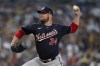 Washington Nationals starting pitcher Jon Lester works against a San Diego Padres batter during the first inning of a baseball game Monday, July 5, 2021, in San Diego. (AP Photo/Gregory Bull)
