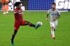 Toronto FC midfielder Ralph Priso, left, controls a pass in front of FC Cincinnati midfielder Luciano Acosta during the second half of an MLS soccer match, Saturday, June 26, 2021, in Orlando, Fla. Toronto FC starts the post-Chris Armas era against the New England Revolution on Wednesday, looking to end a six-game losing streak that prompted a weekend coaching change. nbsp;THE CANADIAN PRESS/AP/Phelan M. Ebenhack