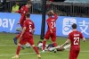 England's Raheem Sterling falls down in the box to win a penalty shot during the Euro 2020 soccer championship semifinal match between England and Denmark at Wembley stadium in London, Wednesday, July 7, 2021. (Catherine Ivill/Pool Photo via AP)