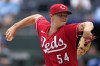 Cincinnati Reds starting pitcher Sonny Gray throws during the first inning of a baseball game against the Kansas City Royals Wednesday, July 7, 2021, in Kansas City, Mo. (AP Photo/Charlie Riedel)
