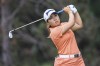 Nasa Hataoka tees off on the second hole during the first round of the LPGA Marathon Classic golf tournament, Thursday, July 8 2021, at Highland Meadows in Sylvania, Ohio. (Jeremy Wadsworth/The Blade via AP)