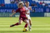 FILE - In this Wednesday, March 11, 2020 file photo, England's Toni Duggan, front, in action during the first half of a SheBelieves Cup soccer match, in Frisco, Texas. England international Toni Duggan has returned to Everton, it was announced Friday, July 9, 2021. She's signed a two-year contract with the club after debuting there in 2007. The 29-year-old forward had spent four seasons in Spain playing for Barcelona and then Atletico Madrid. (AP Photo/Sam Hodde, file)