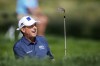 Billy Andrade hits to the sixth green during the second round of the U.S. Senior Open Championship at Omaha Country Club on Friday, July 9, 2021, Omaha, Neb. (Chris Machian/Omaha World-Herald via AP)