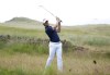 Belgium's Thomas Detry on the 13th during day three of the Scottish Open at The Renaissance Club, North Berwick, Scotland, Saturday, July 10, 2021. (Jane Barlow/PA via AP)
