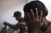 A woman attends Sunday Mass in Port-au-Prince, Haiti, Sunday, July 11, 2021, four days after President Jovenel Moise was assassinated in his home. (AP Photo / Matias Delacroix)