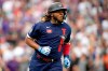 American League's Vladimir Guerrero Jr., of the Toronto Blue Jays, runs out his solo home run during the third inning of the MLB All-Star baseball game, Tuesday, July 13, 2021, in Denver. (AP Photo/David Zalubowski)