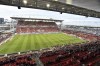 FC Dallas and Toronto FC players take the pitch at BMO Field before the start of first half MLS soccer action in Toronto on Saturday, May 7, 2016. Toronto FC and CF Montreal have been given the green light to play at home this weekend, with a limited number of fans in the stands.THE CANADIAN PRESS/Frank Gunn