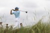 Spain's Sergio Garcia plays his tee shot off the 7th during the first round British Open Golf Championship at Royal St George's golf course Sandwich, England, Thursday, July 15, 2021. (AP Photo/Ian Walton)