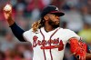 Atlanta Braves starting pitcher Touki Toussaint (62) works against the San Diego Padres in the second inning of a baseball game Tuesday, July 20, 2021, in Atlanta. (AP Photo/John Bazemore)