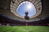 Water is sprayed on the artificial turf at B.C. Place stadium in Vancouver, B.C., on Friday June 12, 2015. THE CANADIAN PRESS/Darryl Dyck