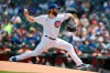 Chicago Cubs starter Trevor Williams delivers a pitch during the first inning of a baseball game against the Arizona Diamondbacks, Sunday, July 25, 2021, in Chicago. (AP Photo/Paul Beaty)