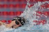 Katie Ledecky, of United States, swims in a women's 200-meter freestyle semifinal at the 2020 Summer Olympics, Tuesday, July 27, 2021, in Tokyo, Japan. (AP Photo/Martin Meissner)