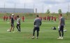 Toronto FC takes to the training pitch at their north Toronto training centre under glorious sunshine Wednesday July 28, 2021. Life is much better for the MLS team on and off the pitch these days with interim head coach Javier Perez getting a lot of the credit. THE CANADIAN PRESS/Neil Davidson