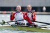 Canada's Caileigh Filmer (left) and Hillary Janssens show off their bronze medals, won in the women's pair rowing final event during the Tokyo Summer Olympic Games, in Tokyo, Thursday, July 29, 2021. THE CANADIAN PRESS/Nathan Denette