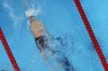 Evgeny Rylov, of the Russian Olympic Committee, swims to victory in the men's 200m backstroke final at the 2020 Summer Olympics, Friday, July 30, 2021, in Tokyo, Japan. (AP Photo/Jeff Roberson)