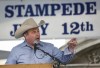 Alberta Premier Jason Kenney speaks at the Premier's annual Stampede breakfast in Calgary on Monday, July 12, 2021. The Canadian Paediatric Society has written an open letter to Alberta's top doctor urging her to reconsider lifting isolation and testing requirements to curb the spread of COVID-19. THE CANADIAN PRESS/Jeff McIntosh