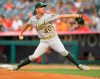 Oakland Athletics starting pitcher Chris Bassitt throws during the first inning of the team's baseball game against the Los Angeles Angels on Friday, July 30, 2021, in Anaheim, Calif. (AP Photo/John McCoy)