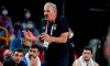 Italy's head coach Meo Sacchetti reacts during men's basketball preliminary round game between Italy and Nigeria at the 2020 Summer Olympics, Saturday, July 31, 2021, in Saitama, Japan. (AP Photo/Charlie Neibergall)