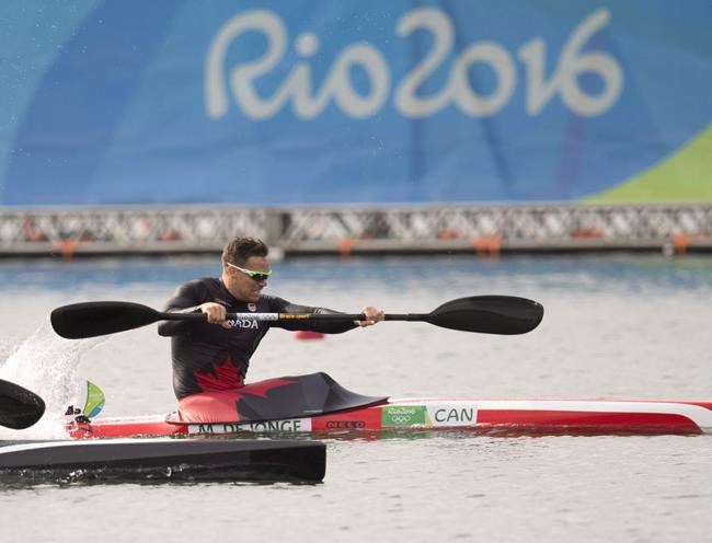 Mark de Jonge, from Halifax, paddles to a 7th place finish in the men's kayak 200m final at the 2016 Summer Olympics in Rio de Janeiro, Brazil, Saturday, Aug. 20, 2016. The Canadian kayaker was the two-time defending world champion in the 200-metre singles event and eyeing gold as he headed off to the 2016 Olympics. THE CANADIAN PRESS/Ryan Remiorz