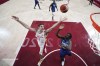 Spain's Pau Gasol (4) fights for a rebound with United States' Jrue Holiday, right, during a men's basketball quarterfinal round game at the 2020 Summer Olympics, Tuesday, Aug. 3, 2021, in Saitama, Japan. (AP Photo/Charlie Neibergall, Pool)