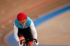 Kelsey Mitchell of Canada competes during the track cycling women's sprint race at the 2020 Summer Olympics, Saturday, Aug. 7, 2021, in Izu, Japan. THE CANADIAN PRESS/AP/Christophe Ena