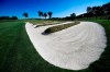 FILE - The Church Pews bunker on the fairway of the third hole at Oakmont Country Club in Oakmont, Pa. is shown in a Sept. 21, 2015, file photo. The course in Oakmont, Pa., already has hosted a record nine U.S. Opens. It now will be an anchor site for U.S. Opens and will host three more through 2049. (AP Photo/Gene J. Puskar, File)