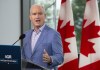 Conservative Leader Erin O'Toole speaks to the media Wednesday, August 18, 2021 in Quebec City. Canadians will vote in a federal election Sept. 20th.THE CANADIAN PRESS/Ryan Remiorz
