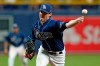 Tampa Bay Rays relief pitcher Ryan Yarbrough delivers to the Baltimore Orioles during the second inning of a baseball game Wednesday, Aug. 18, 2021, in St. Petersburg, Fla. (AP Photo/Chris O'Meara)