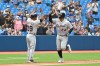 Detroit Tigers' Miguel Cabrera rounds the bases after hitting his 500th career home run in the 6th inning against the Toronto Blue Jays during an American League baseball game in Toronto on Sunday, Aug. 22, 2021. THE CANADIAN PRESS/Jon Blacker