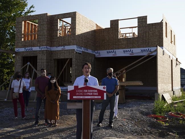 Liberal Leader Justin Trudeau makes a campaign stop in Hamilton, Ont., on Tuesday, Aug. 24, 2021. THE CANADIAN PRESS/Sean Kilpatrick