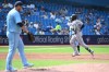 Chicago White Sox's Luis Robert (88) rounds the bases after hitting a two run home run, scoring Tim Anderson off Toronto Blue Lays starting pitcher Hyun Jin Ryu, left, in the third inning of an American League MLB baseball game against the Toronto Blue Jays in Toronto on Thursday, Aug. 26, 2021. THE CANADIAN PRESS/Jon Blacker