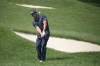 Bryson DeChambeau chips onto the first green during the second round of the BMW Championship golf tournament, Friday, Aug. 27, 2021, at Caves Valley Golf Club in Owings Mills, Md. (AP Photo/Nick Wass)