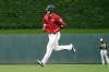 Minnesota Twins' Josh Donaldson runs the bases on a two-run home run off Milwaukee Brewers pitcher Eric Lauer in the first inning of a baseball game, Friday, Aug. 27, 2021, in Minneapolis. (AP Photo/Jim Mone)