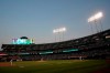 New York Yankees' Gerrit Cole, center bottom, pitches against the Oakland Athletics during the third inning of a baseball game in Oakland, Calif., Friday, Aug. 27, 2021. (AP Photo/Jeff Chiu)