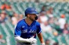 Toronto Blue Jays' Kevin Smith rounds the bases after his solo home run during the fourth inning of a baseball game against the Detroit Tigers, Sunday, Aug. 29, 2021, in Detroit. (AP Photo/Carlos Osorio)