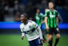 Vancouver Whitecaps' Deiber Caicedo celebrates his goal against Austin FC during the second half of an MLS soccer game in Vancouver, on Saturday, September 4, 2021. THE CANADIAN PRESS/Darryl Dyck