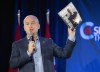 Conservative Leader Erin O'Toole speaks to supporters at a rally in Nanaimo, B.C. on Saturday, September 4, 2021. Canadians will vote in a federal election Sept. 20th. THE CANADIAN PRESS/Frank Gunn