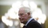 Former governor general David Johnston appears before a Commons committee reviewing his nomination as elections debates commissioner on Parliament Hill in Ottawa on Tuesday, Nov. 6, 2018. A right-wing media organization is turning to the courts after it was denied accreditation to cover this week's two federal election campaign leaders' debates. THE CANADIAN PRESS/Sean Kilpatrick