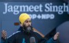NDP Leader Jagmeet Singh makes a campaign stop in downtown Ottawa, Friday, September 10, 2021. THE CANADIAN PRESS/Jonathan Hayward