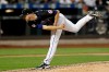 New York Mets pitcher Tylor Megill delivers to the New York Yankees during the seventh inning of a baseball game on Friday, Sept. 10, 2021, in New York. (AP Photo/Adam Hunger)