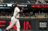 Minnesota Twins' Jorge Polanco jogs home on a solo home run off Kansas City Royals pitcher Brady Singer in the first inning of a baseball game, Saturday, Sept. 11, 2021, in Minneapolis. (AP Photo/Jim Mone)